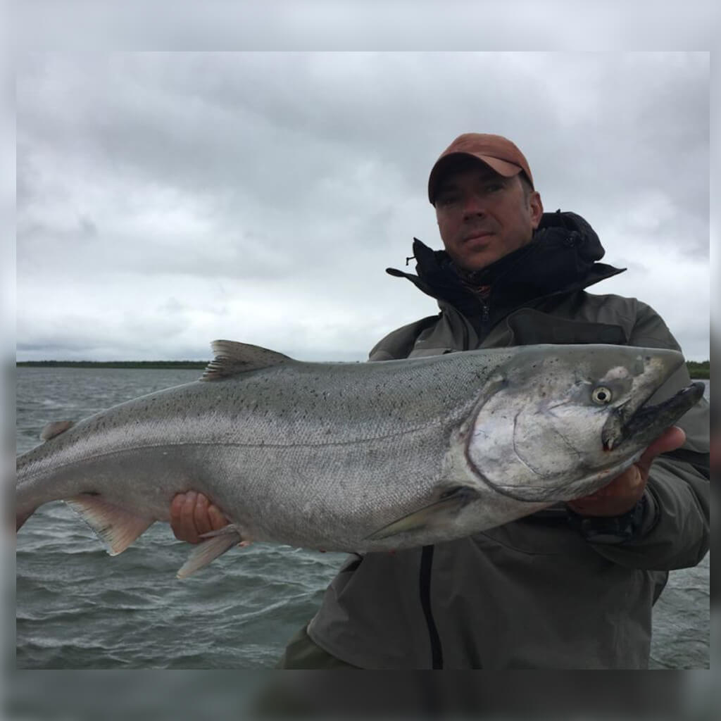 EPOXY SALMON FRY MINNOW. ARCTIC GRAYLING, RAINBOW TROUT. ALASKA. #10 HOOK